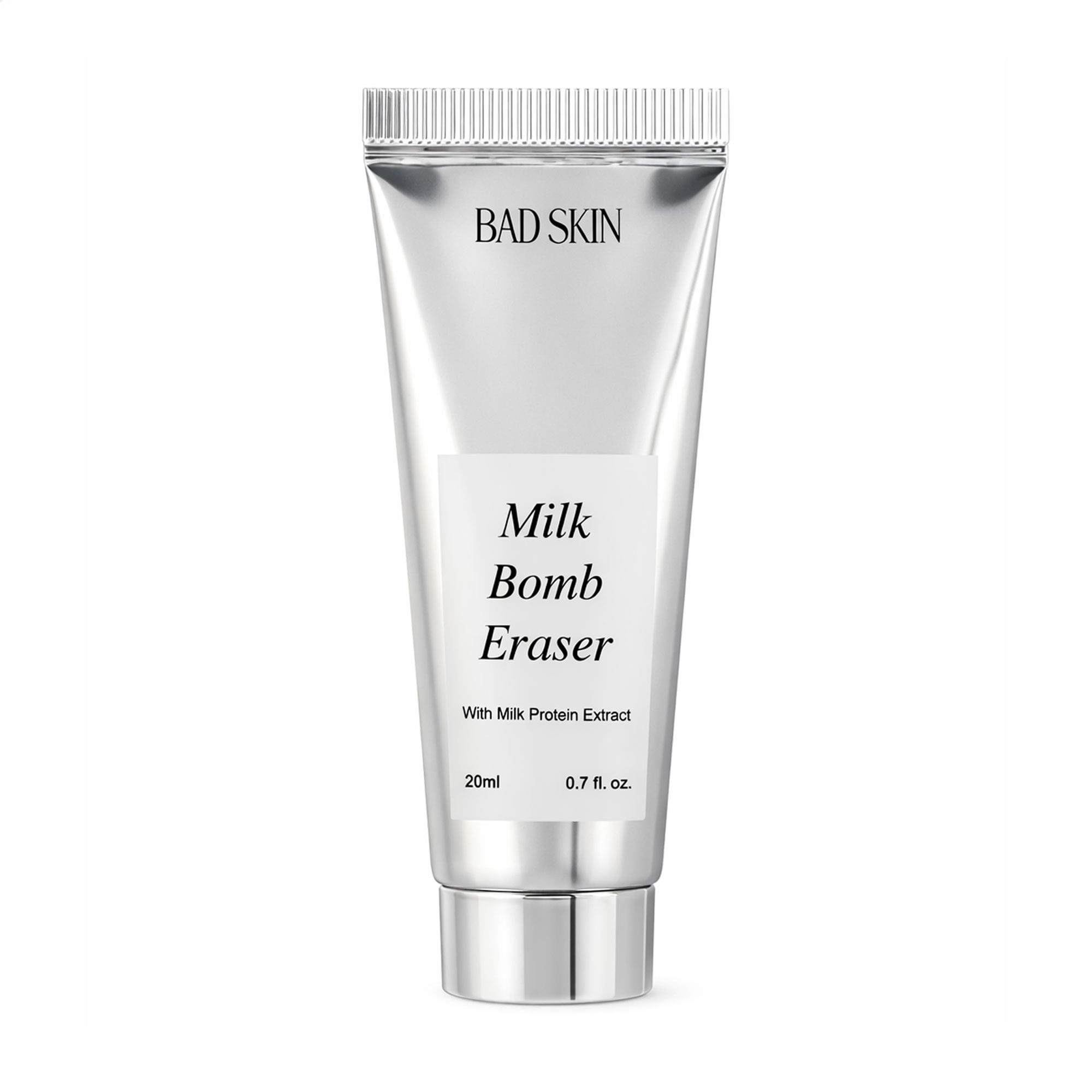 Очищувальна пінка для вмивання BAD SKIN Milk Bomb Eraser Cleansing Foam з молочними протеїнами, 20 мл